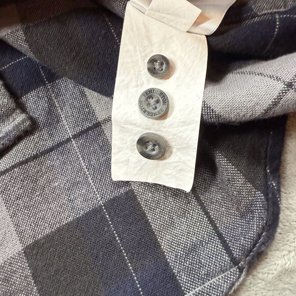 Pendleton Shirt Mens Large Blue Red Plaid Mason Button Down Cotton Lot Of 2 - Picture 13 of 14